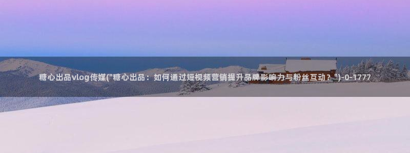 糖心 vlog 入口